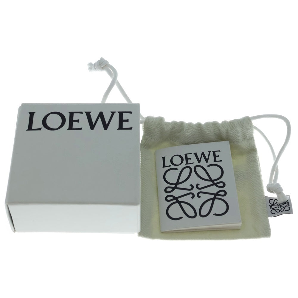 LOEWE(ロエベ) アナグラム ブレスレット ブラック レザー ゴールド金具 レディース