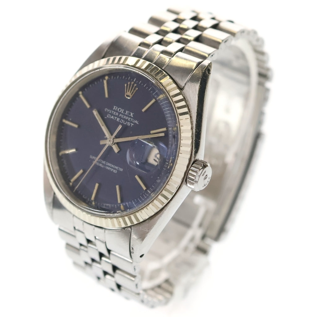 ROLEX(ロレックス) 1601 デイトジャスト 青文字盤 ジュビリーブレス SS 