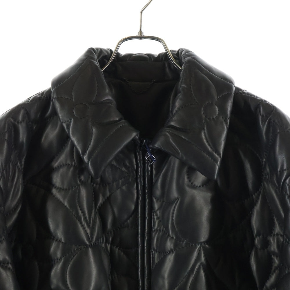 LOUIS VUITTON(ルイヴィトン) 23SS ビッグモノグラムラムスキンレザージャケット RM231Q ET7 HLL55E