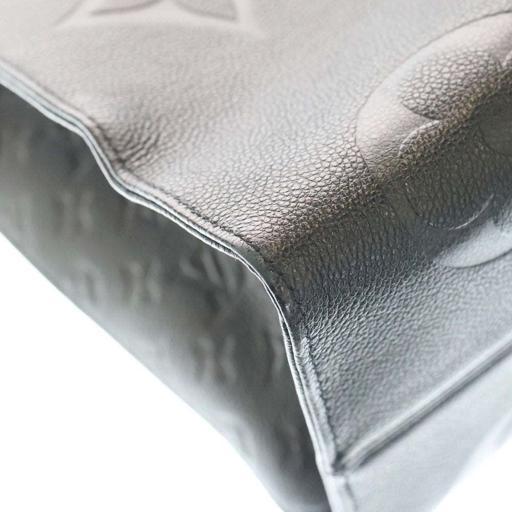 LOUIS VUITTON(ルイヴィトン) モノグラム・アンプラント オンザゴーGM トートバッグ ハンドバッグ ブラック ノワール レザー M44925 ゴールド金具 レディース