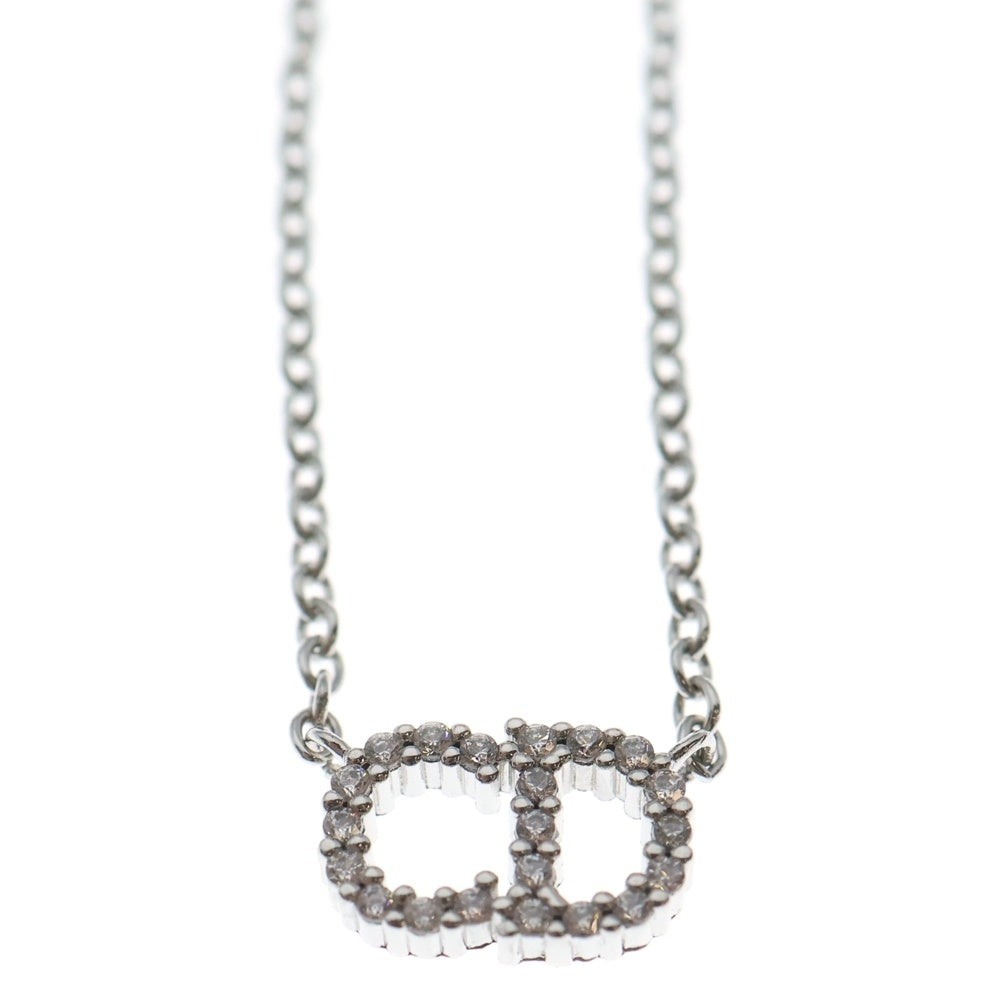 DIOR(ディオール) CD ロゴ ラインストーン ネックレス ペンダント