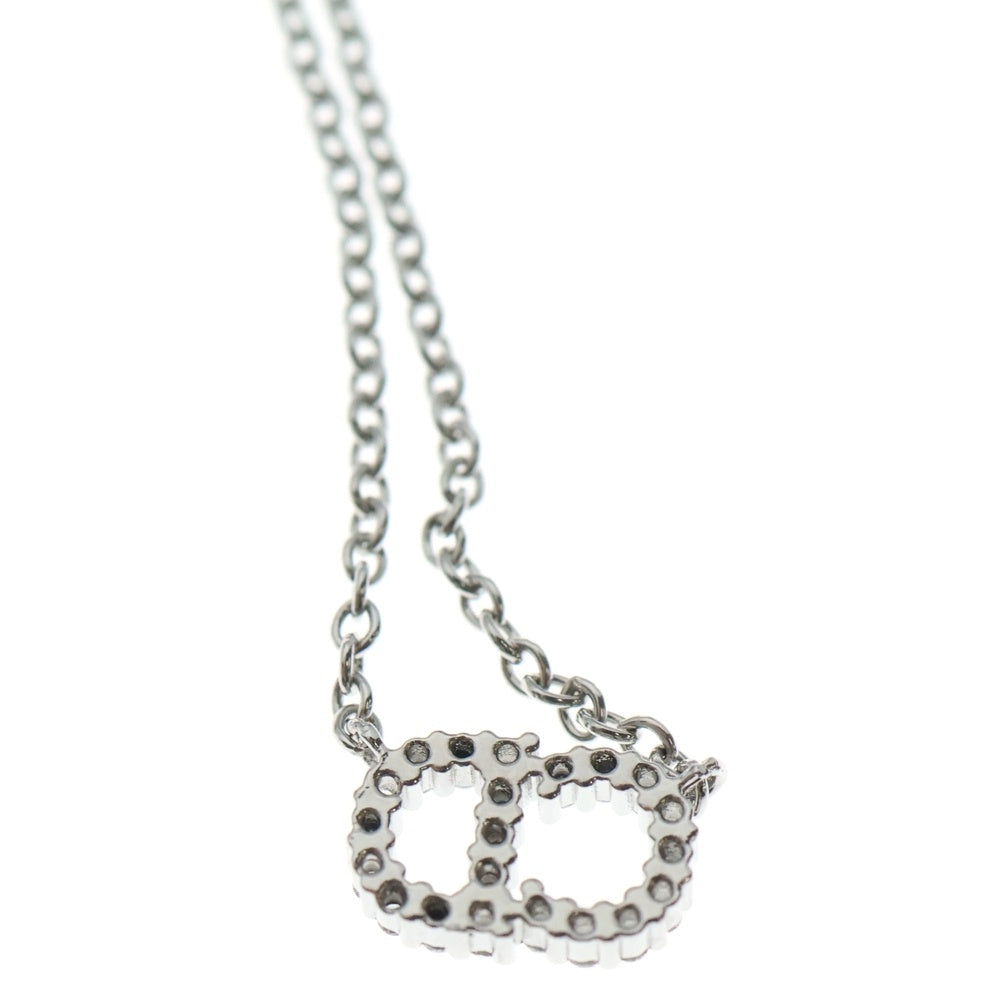 DIOR(ディオール) CD ロゴ ラインストーン ネックレス ペンダント