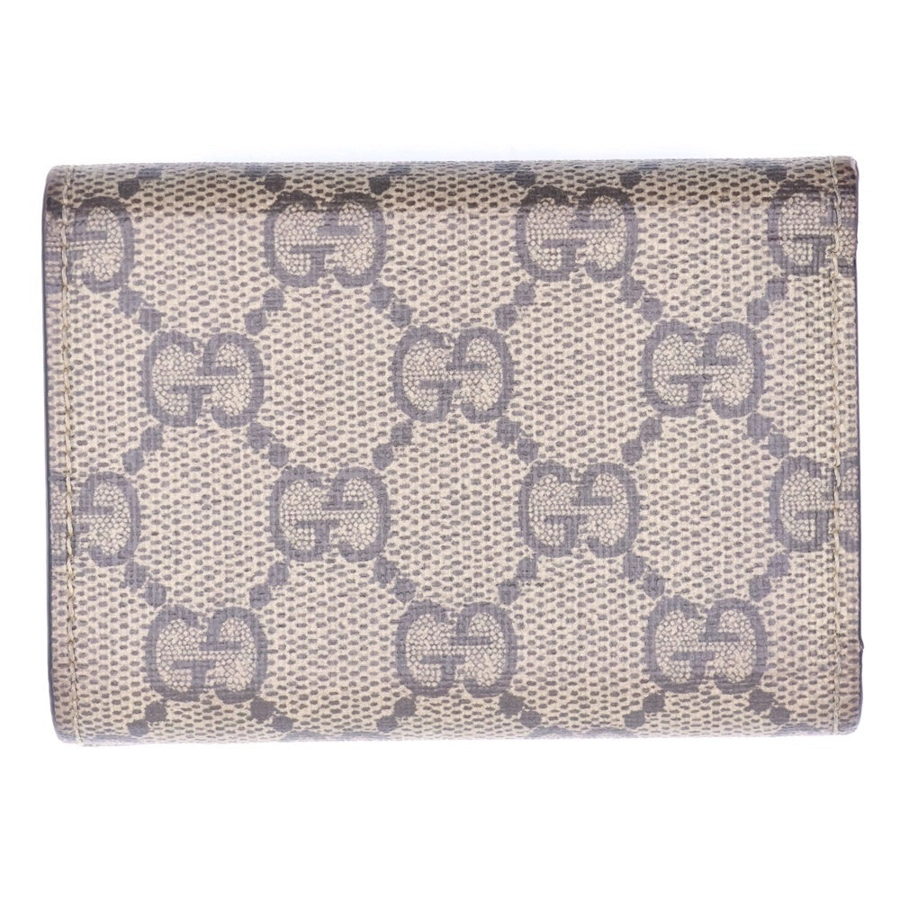 GUCCI （グッチ） ×BALENCIAGA バレンシアガ ザ ハッカー プロジェクト ペーパーミニ 三つ折り財布 ブラウン PVC×レザー 681704