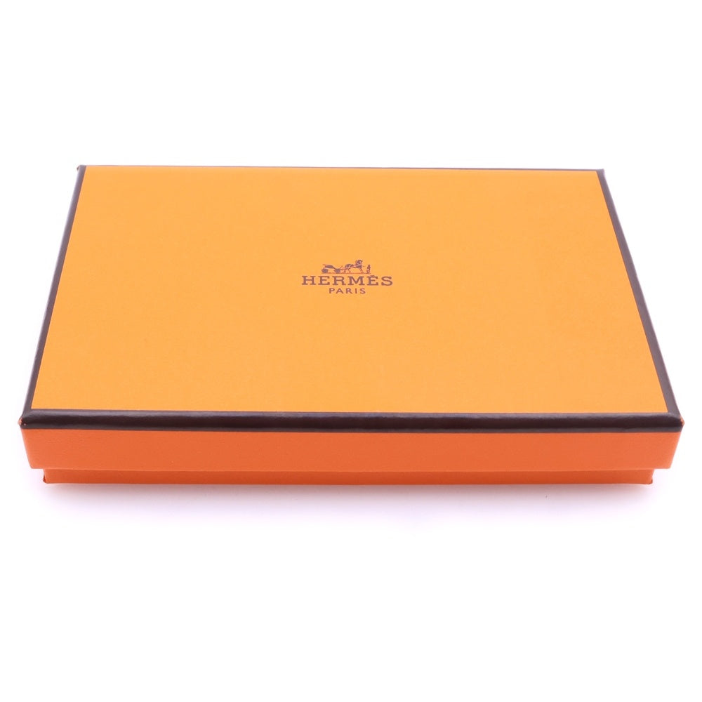 HERMES(エルメス) カルヴィ デュオ グリメイヤー コインケース 名刺入れ カードケース グレー エプソン B刻印 レディース