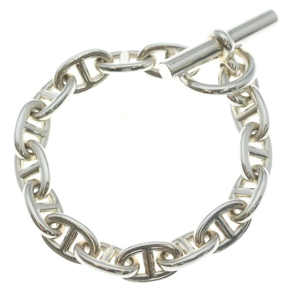 HERMES(エルメス) シェーヌダンクルMM ブレスレット チェーン シルバー SV925 15コマ 54.8g レディース