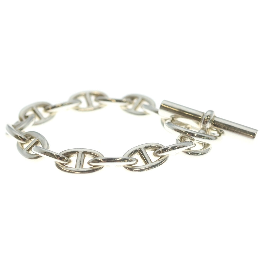 HERMES(エルメス) シェーヌダンクルMM ブレスレット チェーン シルバー SV925 15コマ 54.8g レディース