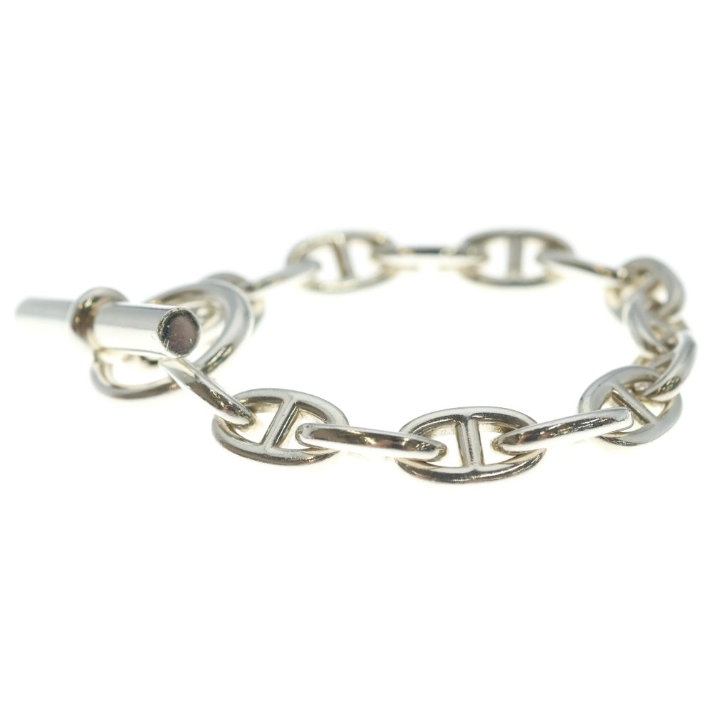 HERMES(エルメス) シェーヌダンクルMM ブレスレット チェーン シルバー SV925 15コマ 54.8g レディース