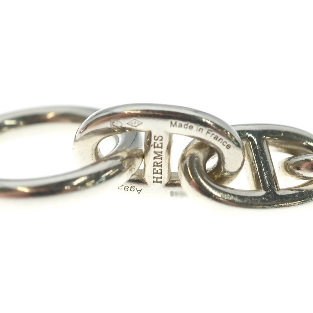 HERMES(エルメス) シェーヌダンクルMM ブレスレット チェーン シルバー SV925 15コマ 54.8g レディース