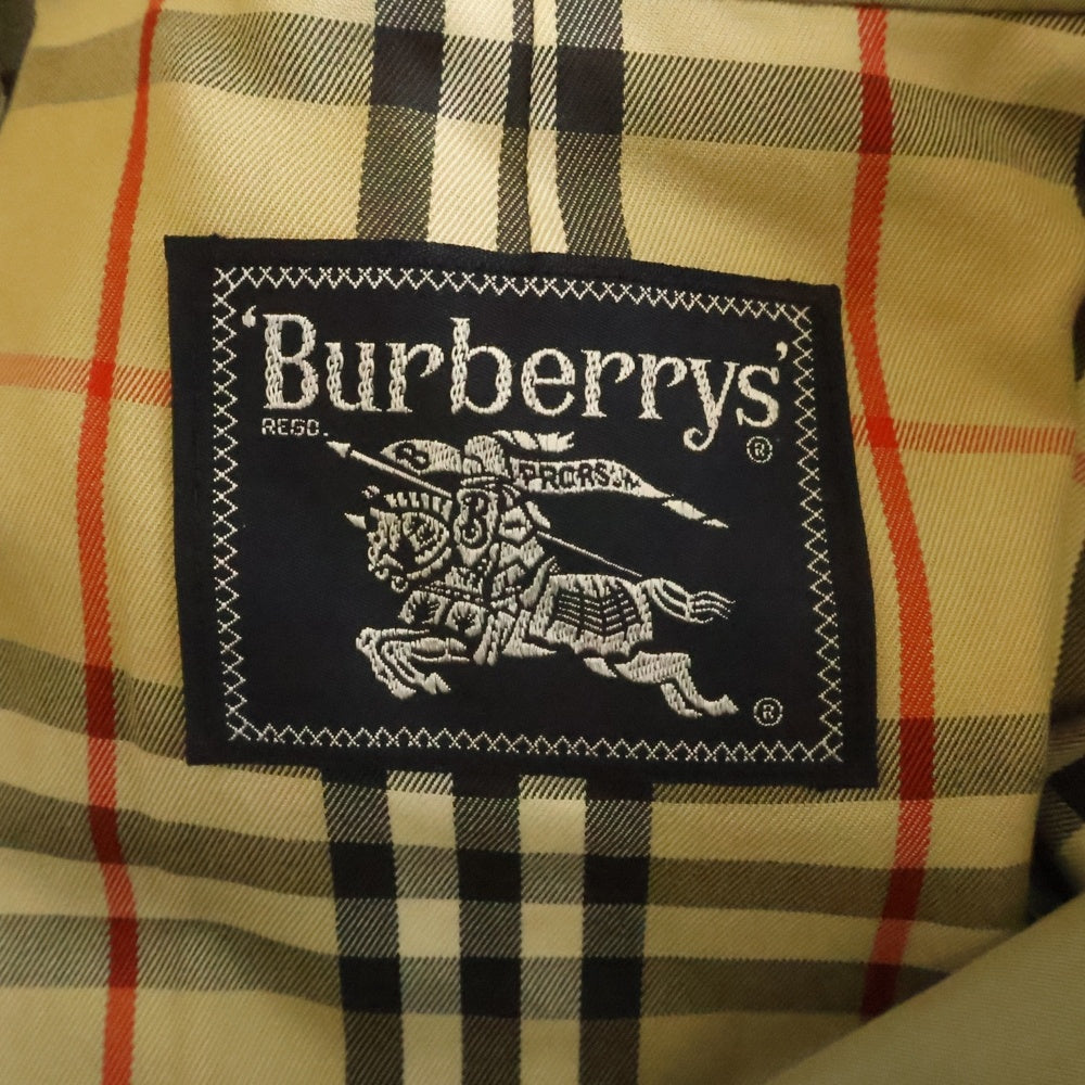 BURBERRYS(バーバリーズ) 裏地ノバチェック総柄 ステンカラーコート ベージュ