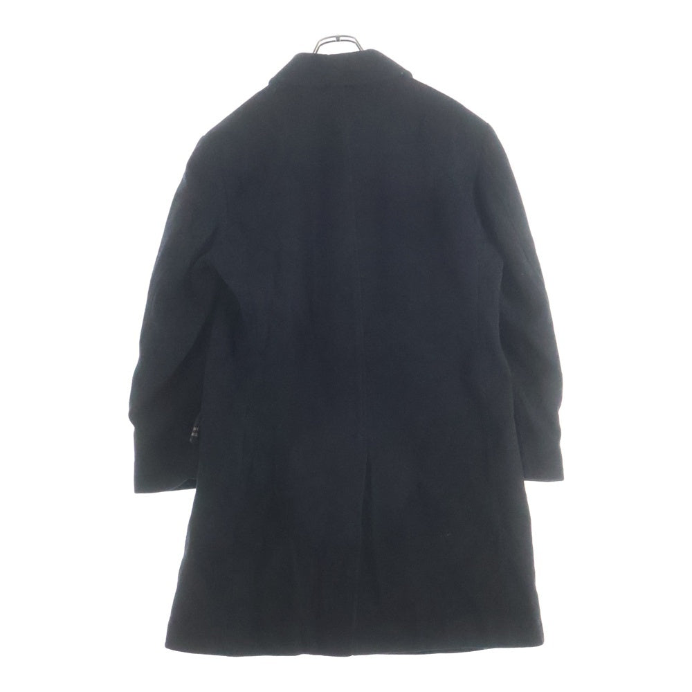 BURBERRYS(バーバリーズ) 裏地ノバチェック総柄 ウール ステンカラーコート グレー