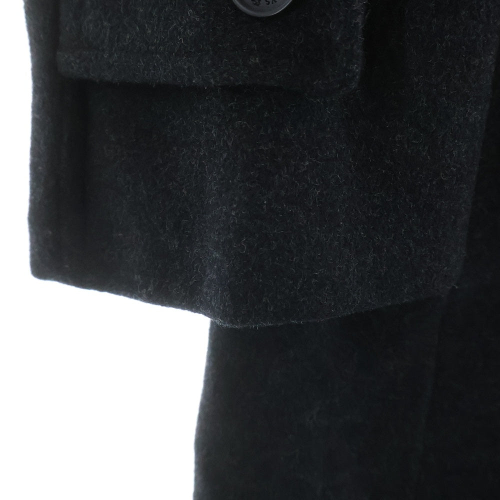 BURBERRYS(バーバリーズ) 裏地ノバチェック総柄 ウール ステンカラーコート グレー