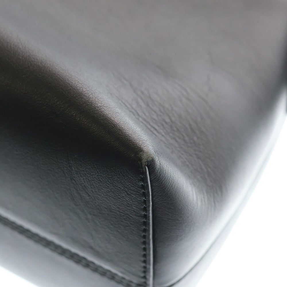 FENDI(フェンディ) バイザウェイ ミディアム ショルダーバッグ ハンドバッグ ブラック レザー 8BL146 シルバー金具 レディース