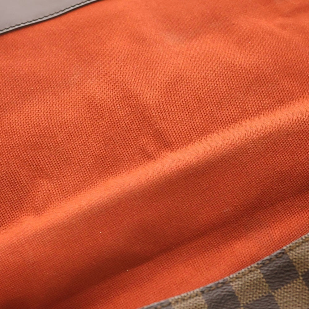 LOUIS VUITTON(ルイヴィトン) ダミエ ブロードウェイ ショルダーバッグ ハンドバッグ ブラウン レザー×PVC N42270 ゴールド金具 レディース