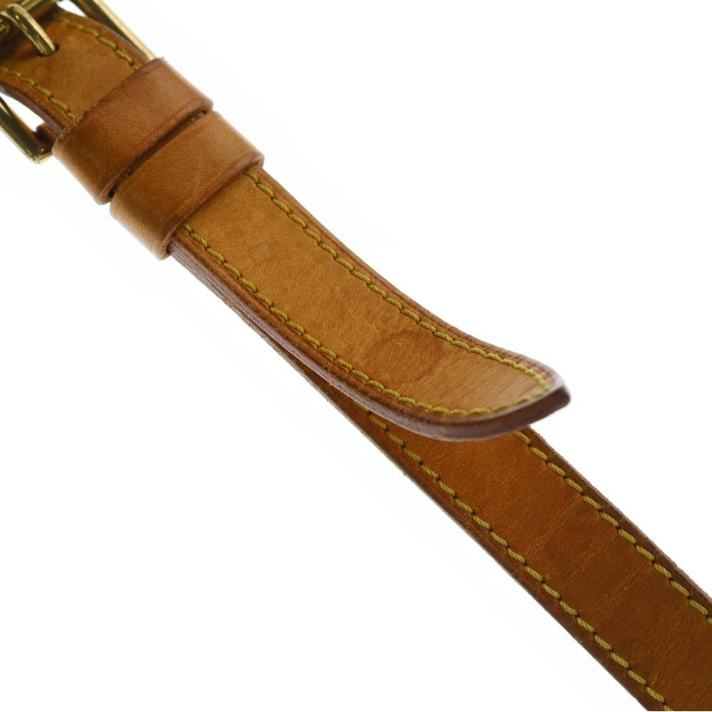 LOUIS VUITTON(ルイヴィトン) モノグラム サンクルーGM ショルダーバッグ ブラウン レザー×PVC M51242 ゴールド金具 レディース