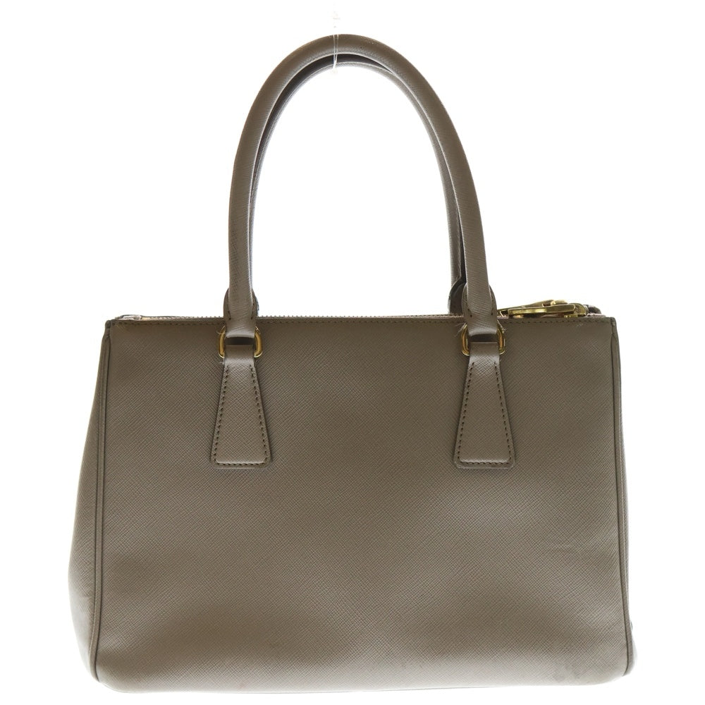 PRADA(プラダ) ガレリア ミディアム 2WAYバッグ ハンドバッグ ショルダーバッグ ベージュ レザー 1BA863 ゴールド金具 レディース