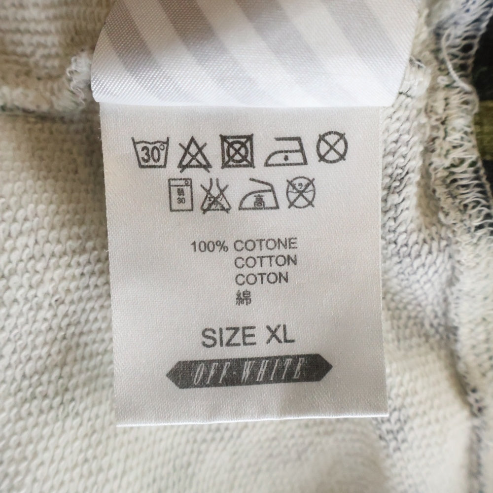OFF-WHITE(オフホワイト) バック バイヤス長袖 トレーナー カーキ