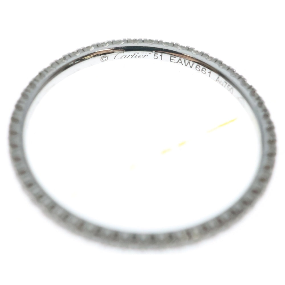 Cartier(カルティエ) エタンセル ドゥ カルティエ フルエタニティ ダイヤモンド リング ホワイトゴールド Au750WG #51 CRB4210451 指輪 ジュエリー レディース