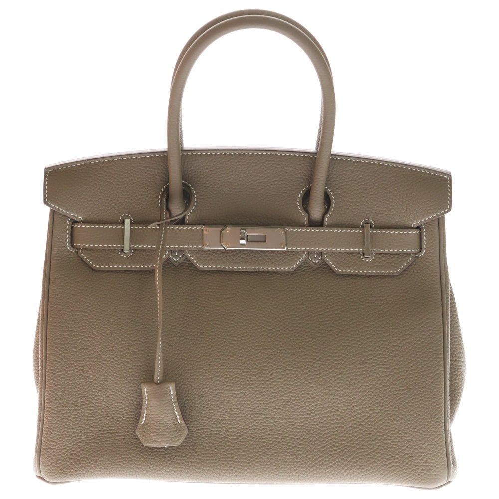 HERMES(エルメス) バーキン30 エトゥープ トゴ SV金具 U刻印 ベージュ レディース