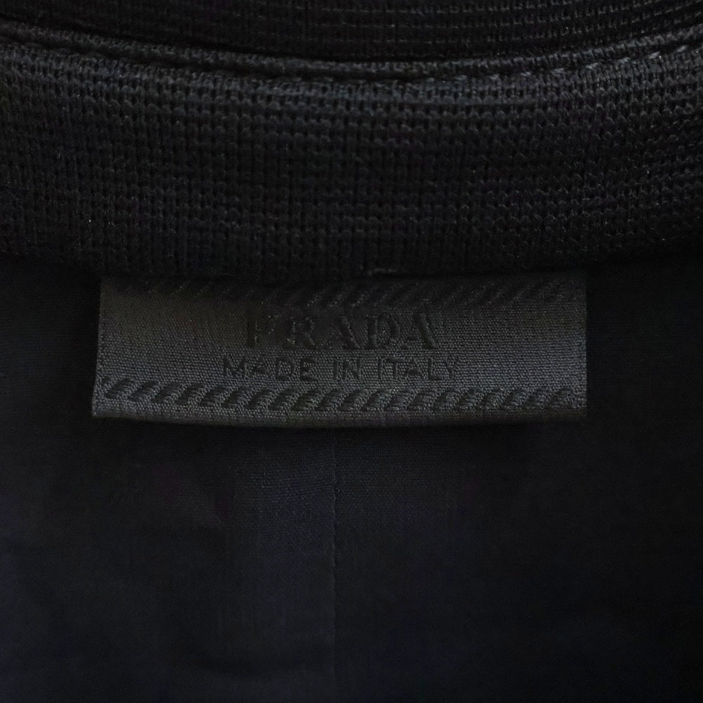 PRADA(プラダ) ボタンデザイン ロングワンピース ブラック レディース