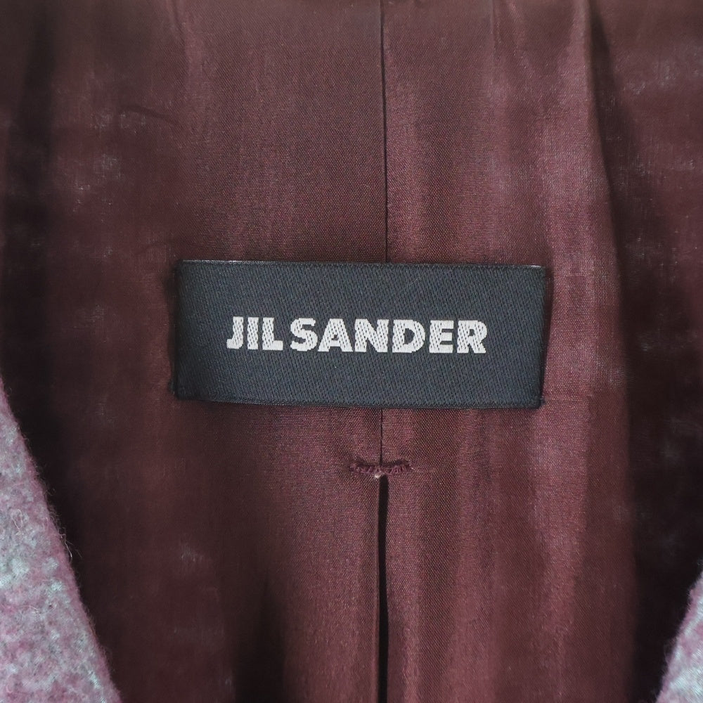 JIL SANDER(ジルサンダー) 2Bテーラードジャケット スカート セットアップ パープル レディース
