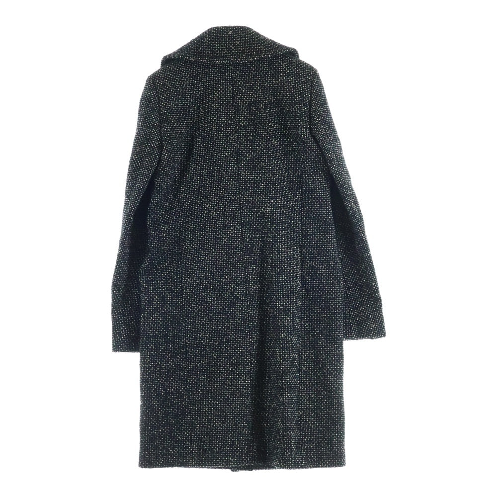 BALENCIAGA(バレンシアガ) ウール ダブルブレスト コート ブラック レディース