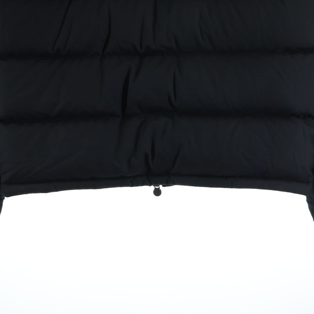 MONCLER(モンクレール) 20AW MONTGENEVRE モンジュネーブル アームロゴデザイン フーデッド ジップアップ ダウンジャケット ブラック J20911A53700 54272