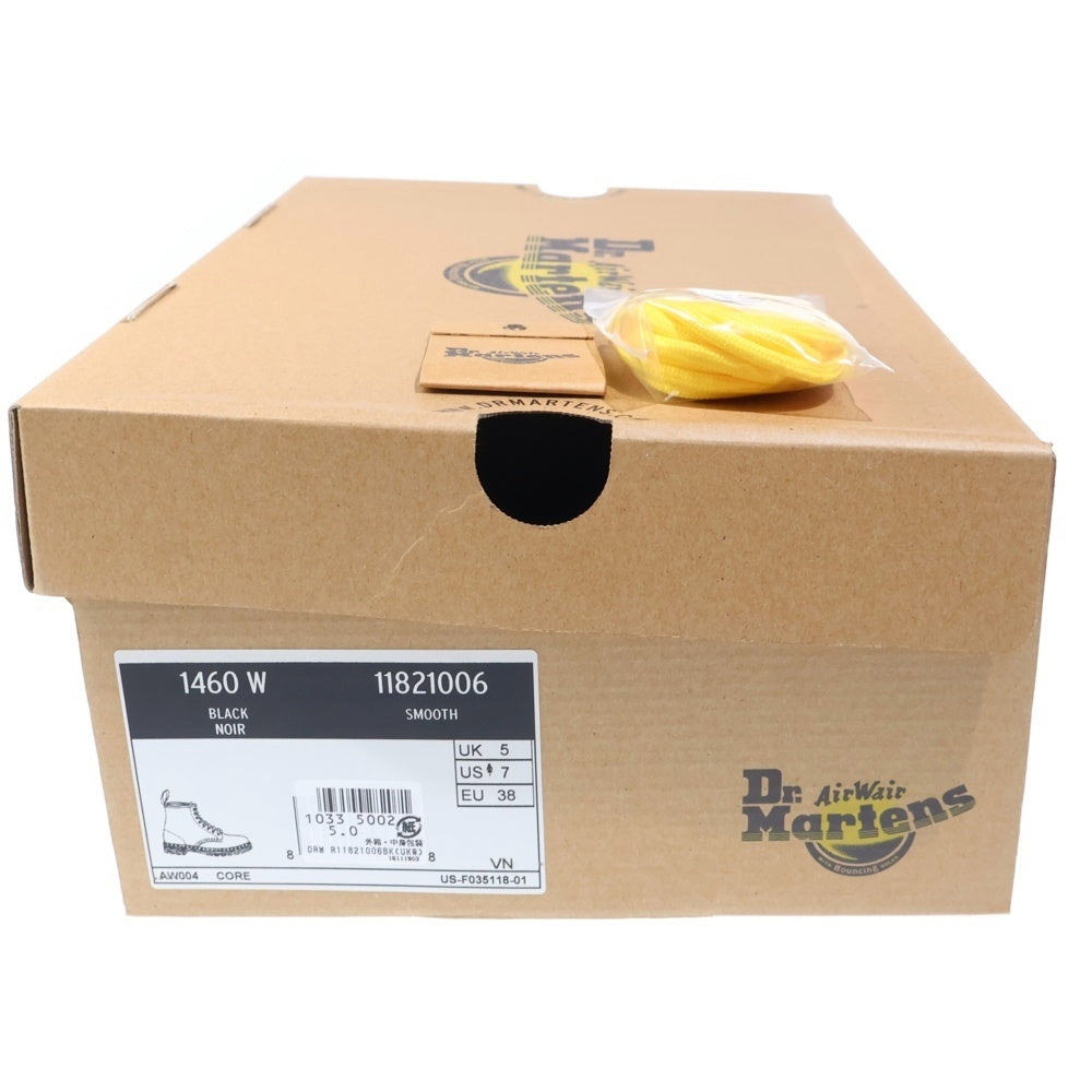 Dr.Martens(ドクターマーチン) 1460W 8ホール レザー ショートブーツ ブラック レディース
