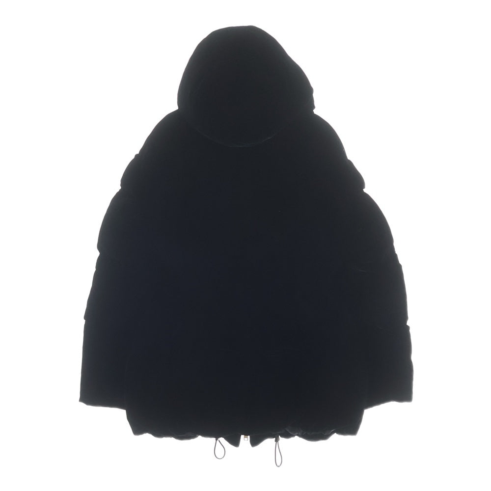 PRADA(プラダ) トライアングルロゴ ベルベットダウンジャケット ブラック 292214 レディース