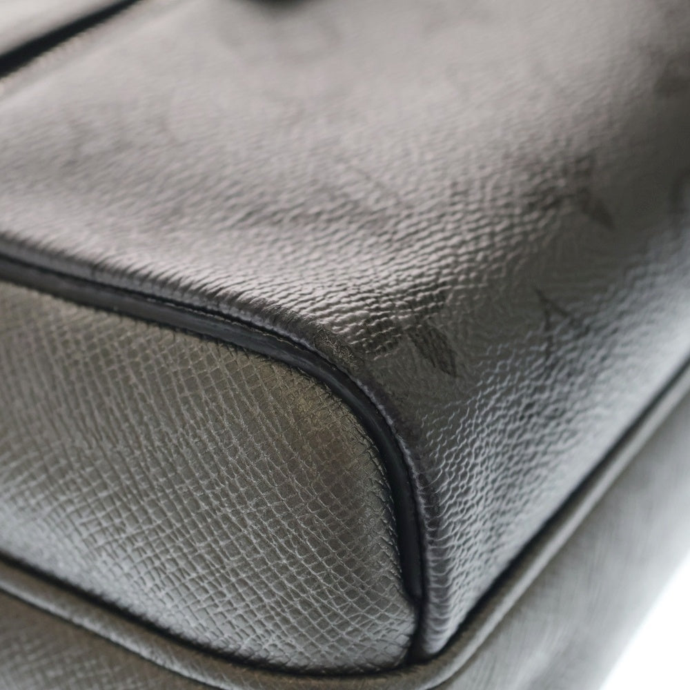 LOUIS VUITTON(ルイヴィトン) タイガラマ アウトドア メッセンジャー ショルダーバッグ ダークシルバー レザー×PVC M30830 シルバー金具 レディース
