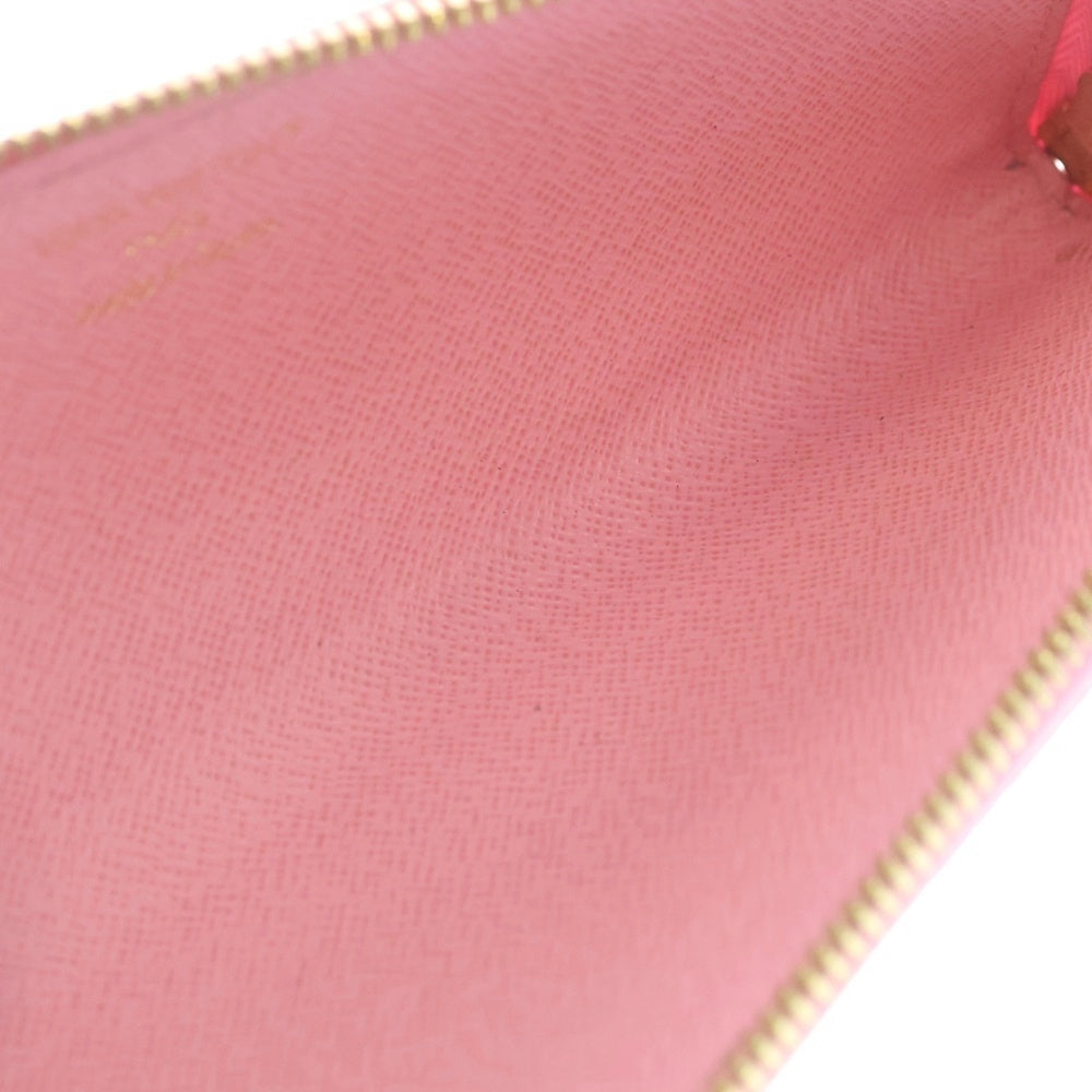 LOUIS VUITTON(ルイヴィトン) モノグラム ペンシルポーチ・シャーロット 小物入れ ケース ブラウン×ピンク PVC GI1111 ゴールド金具 レディース