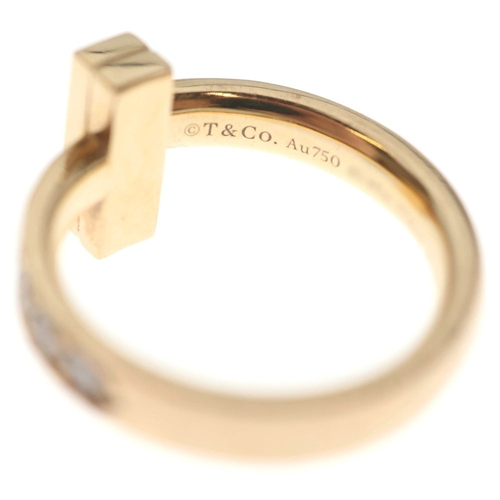 TIFFANY & Co.(ティファニー) Tワン ハーフエタニティ ダイヤリング 指輪 ピンクゴールド K18PG #11