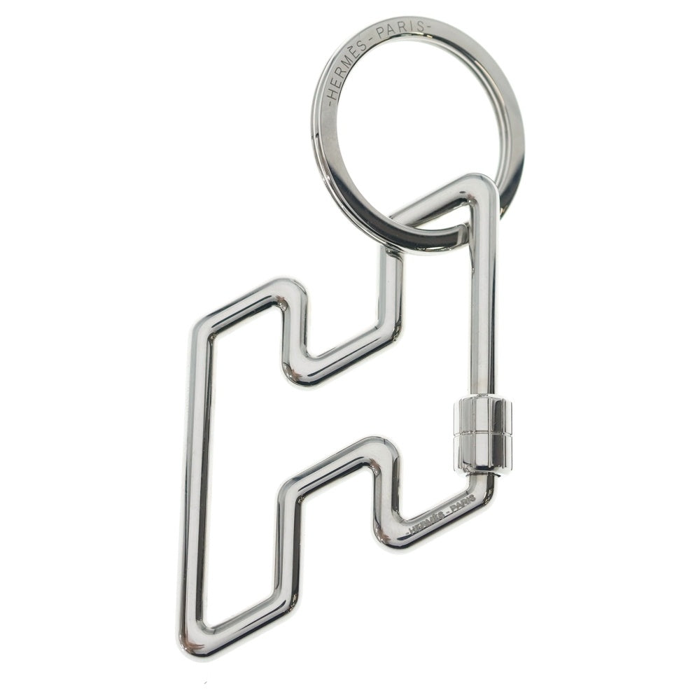 HERMES(エルメス) H トゥ スピード キーリング バッグチャーム キーホルダー シルバー SV