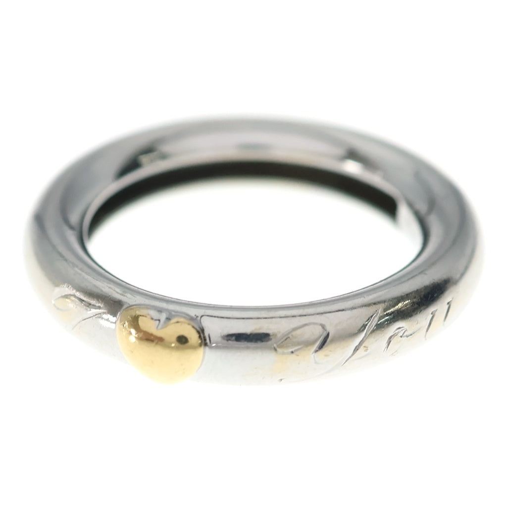 TIFFANY & Co.(ティファニー) 18K フレンドシップハートモチーフ リング 指輪 シルバー レディース