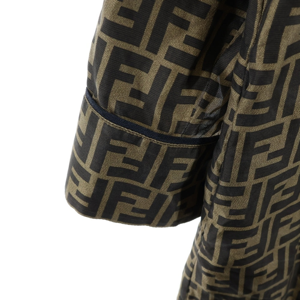 FENDI(フェンディ) ズッカ柄 シャツワンピース ブラウン レディース