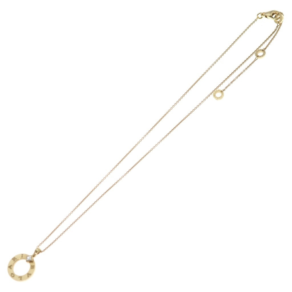 BVLGARI(ブルガリ) ブルガリブルガリ 1PDダイヤ ネックレス K18 Au750 YG イエローゴールド ACVL70 レディース