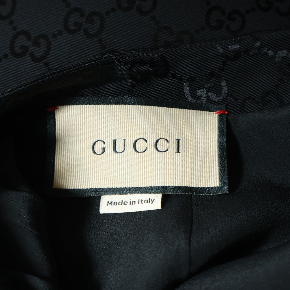 GUCCI(グッチ) GGプリント タイト ロングスカート ブラック レディース 669341