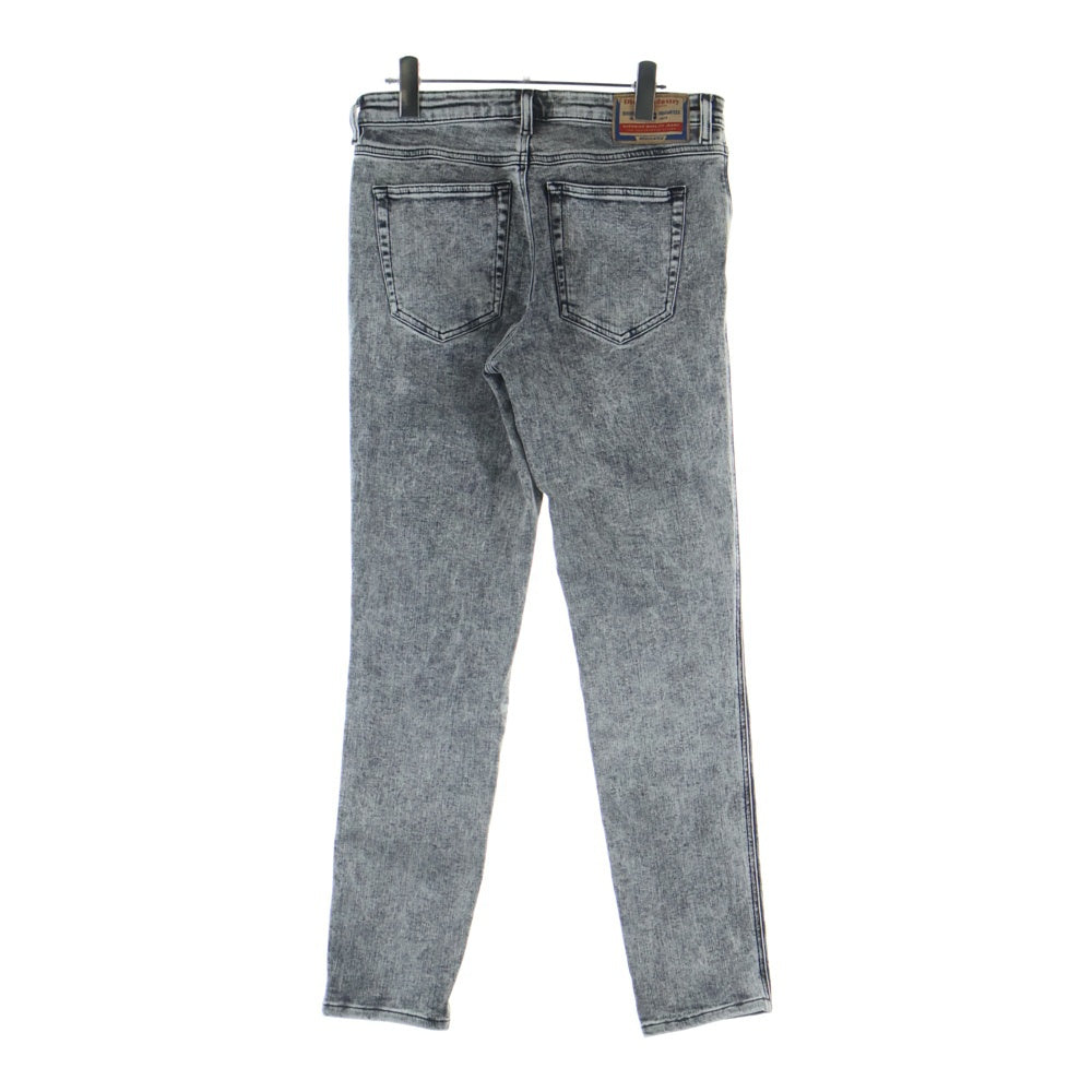 DIESEL(ディーゼル) ブリーチ加工 ストレッチ スリムスキニー デニムパンツ グレー
