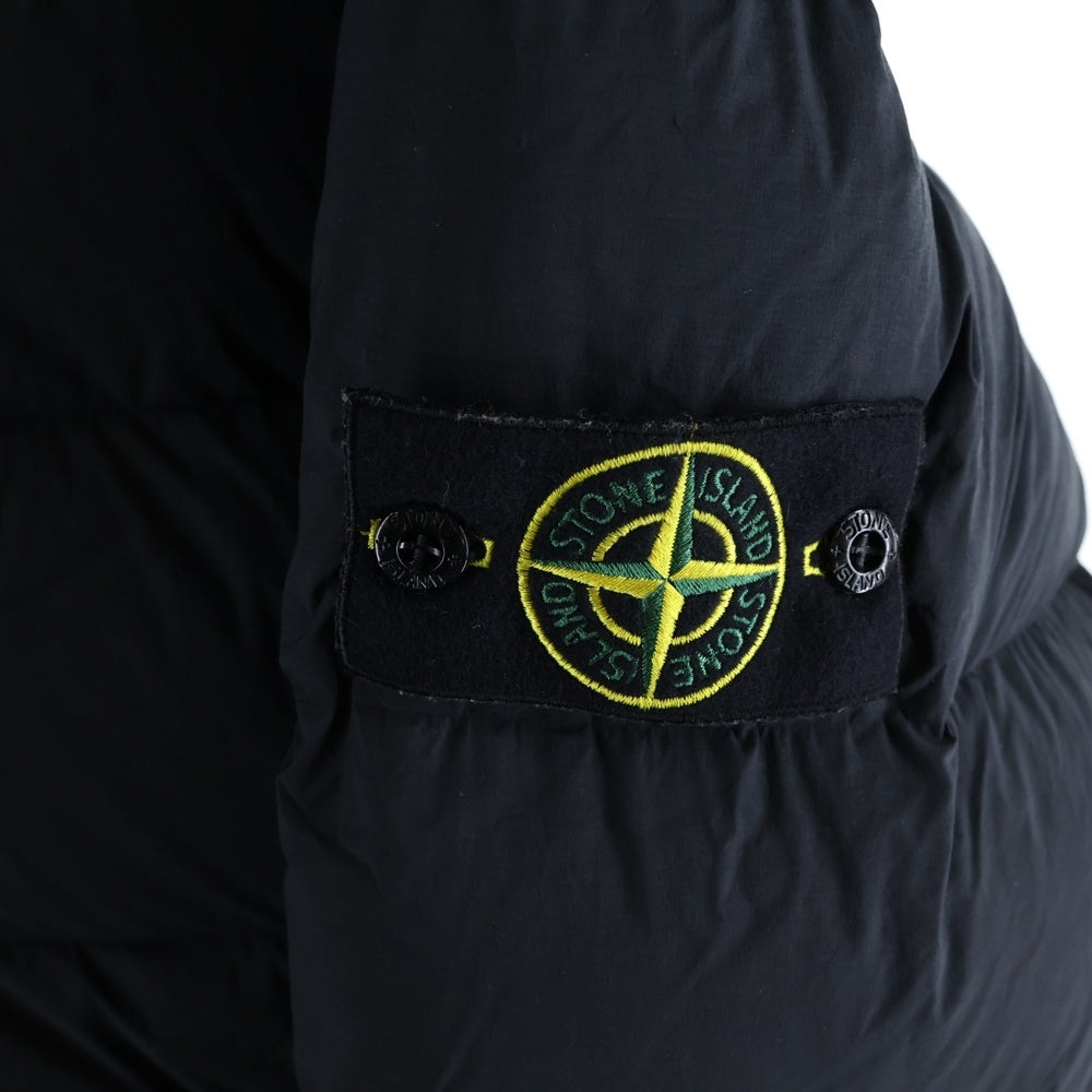 STONE ISLAND(ストーンアイランド) SEAMLESS TUNNEL NYLON DOWN JACKET シームレス トンネル ナイロン ダウンジャケット ブラック K2S154100040S0028