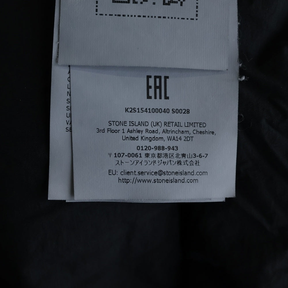 STONE ISLAND(ストーンアイランド) SEAMLESS TUNNEL NYLON DOWN JACKET シームレス トンネル ナイロン ダウンジャケット ブラック K2S154100040S0028
