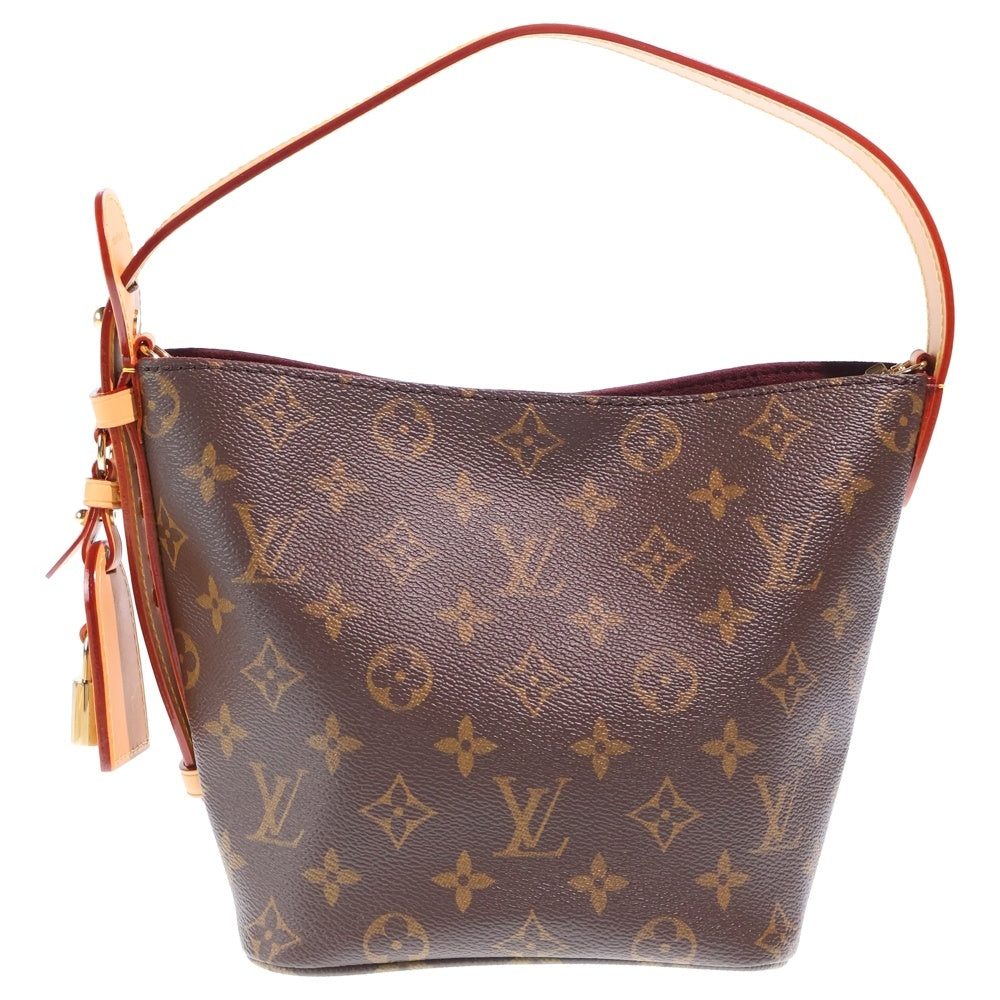 LOUIS VUITTON(ルイヴィトン) モノグラム オール・イン BB 2WAYバッグ ハンドバッグ ショルダーバッグ ブラウン レザー×PVC M12925 ゴールド金具 レディース