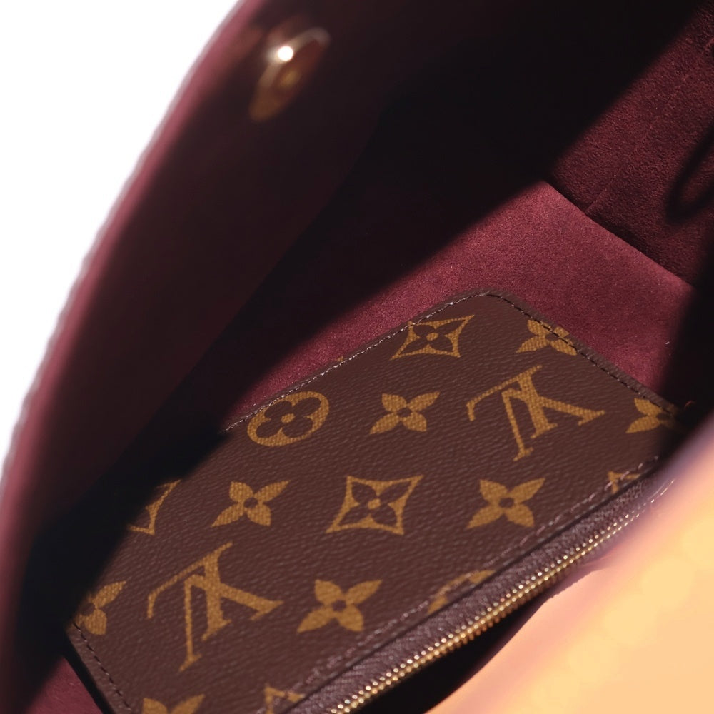 LOUIS VUITTON(ルイヴィトン) モノグラム オール・イン BB 2WAYバッグ ハンドバッグ ショルダーバッグ ブラウン レザー×PVC M12925 ゴールド金具 レディース