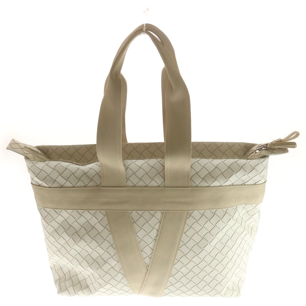 BOTTEGA VENETA(ボッテガヴェネタ) スコルピート トートバッグ ハンドバッグ ホワイト シルバー金具 レディース