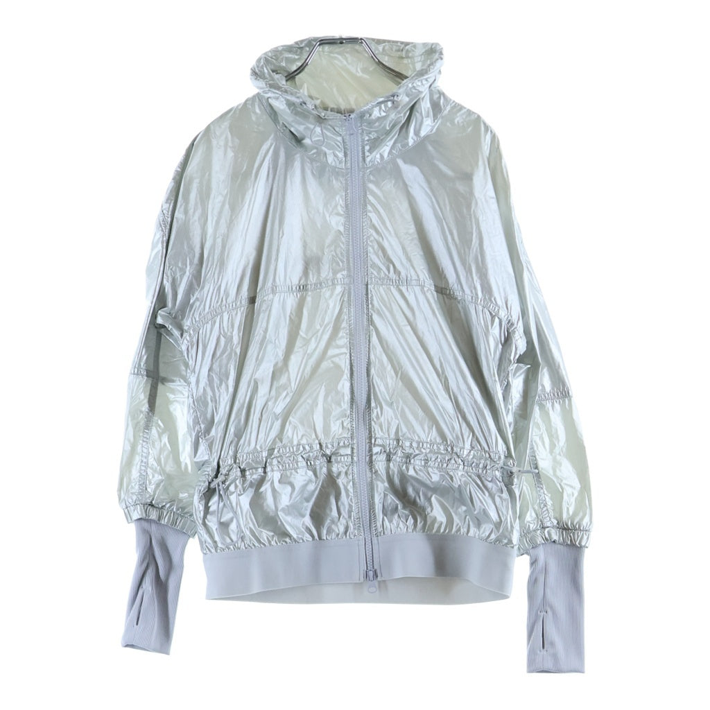 adidas(アディダス) ギミックナイロンジャケット シルバー #M レディース