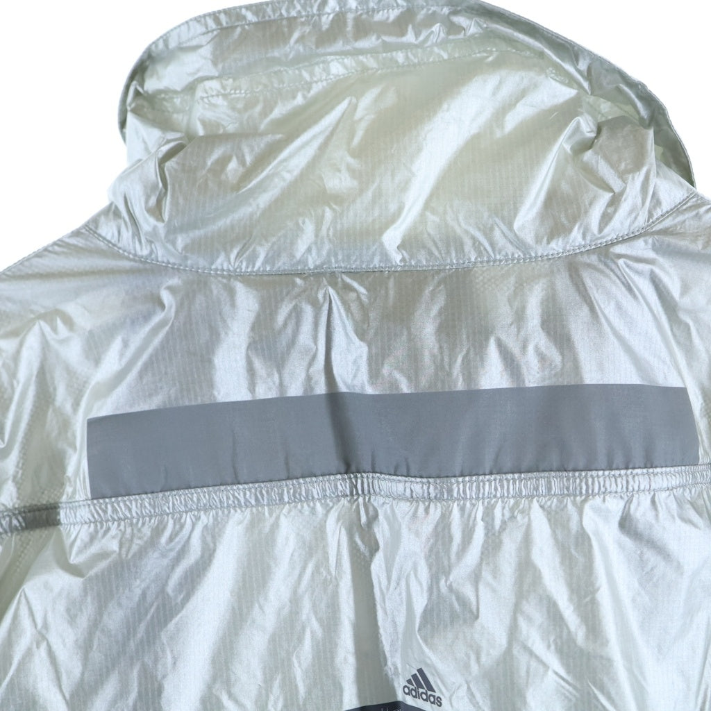 adidas(アディダス) ギミックナイロンジャケット シルバー #M レディース