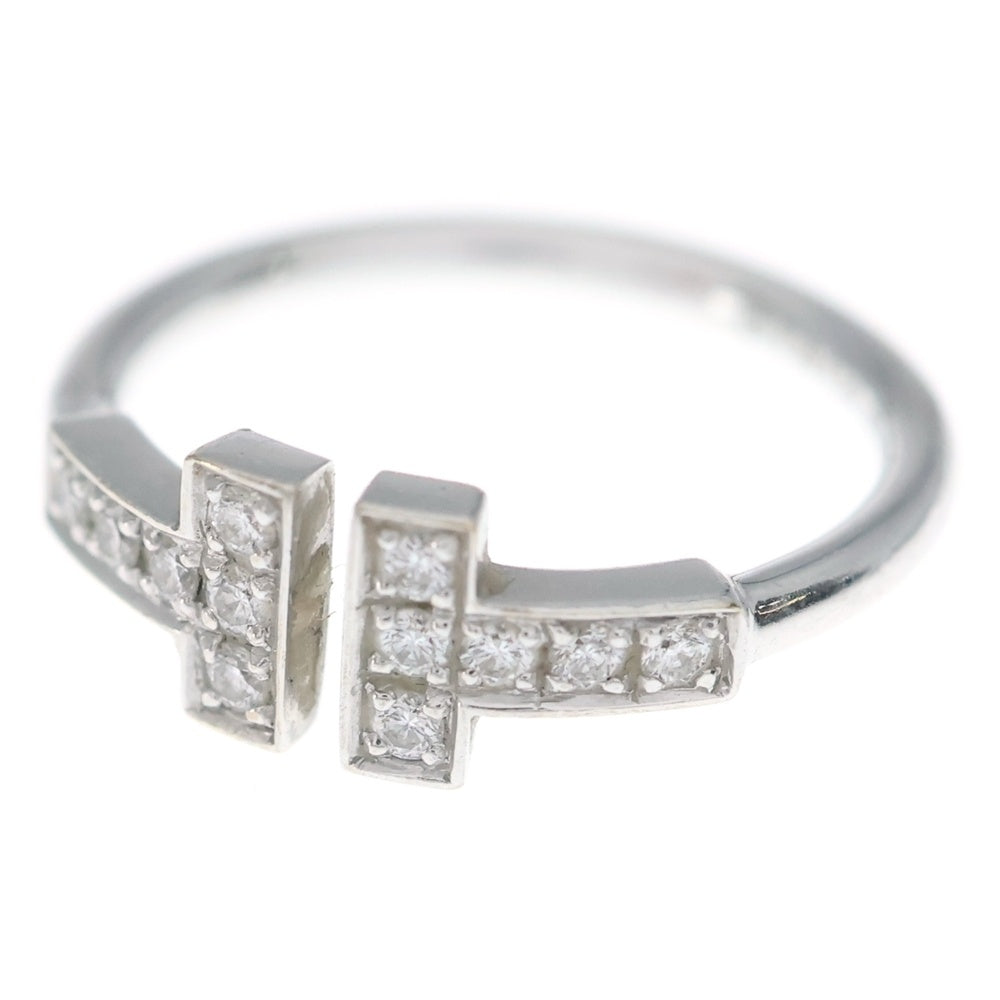 TIFFANY & Co.(ティファニー) Tワイヤー ダイヤリング ホワイトゴールド K18WG レディース