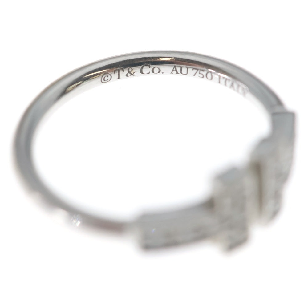 TIFFANY & Co.(ティファニー) Tワイヤー ダイヤリング ホワイトゴールド K18WG レディース