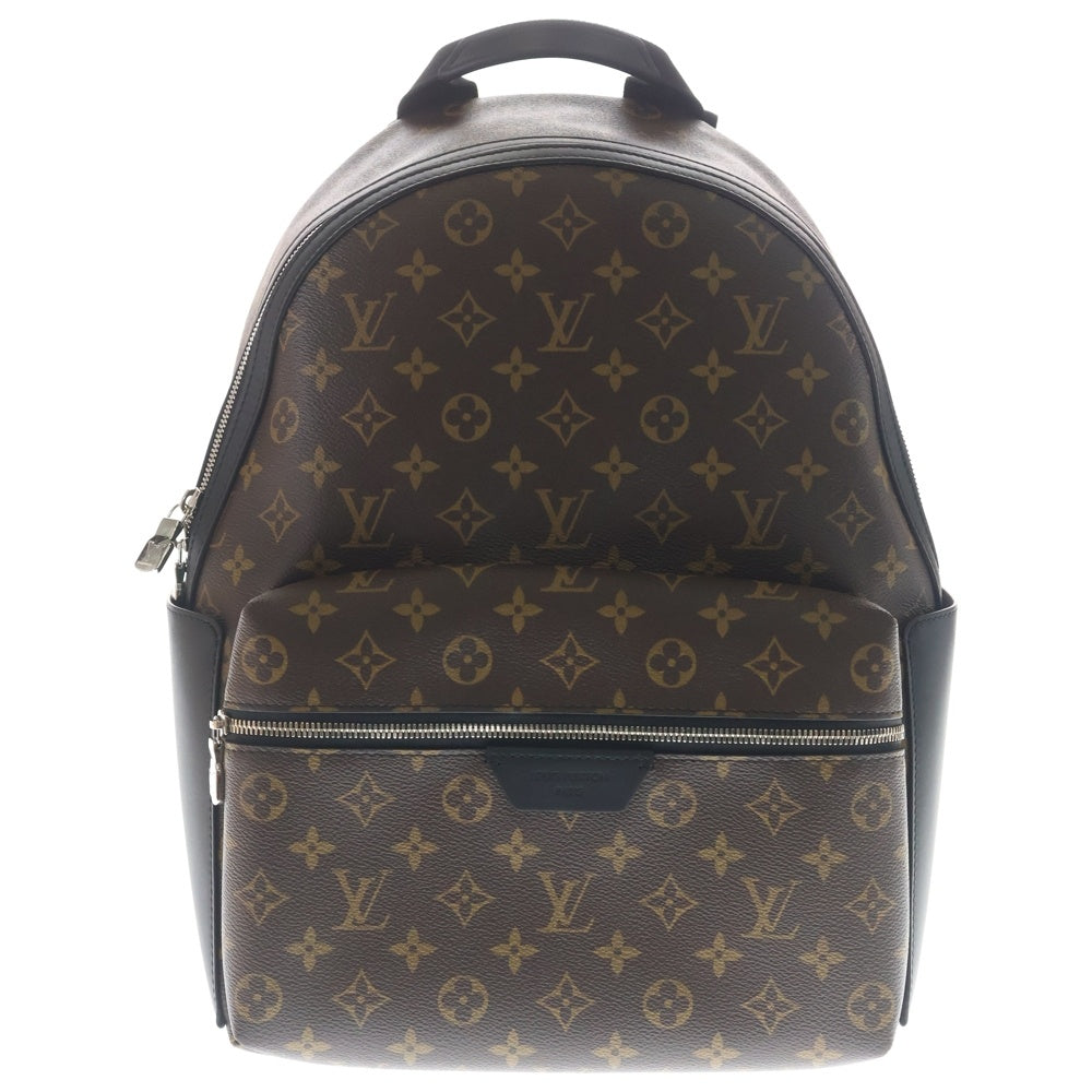 LOUIS VUITTON(ルイヴィトン) モノグラムマカサー ディスカバリー レザーバッグパック リュック ブラウン M46684