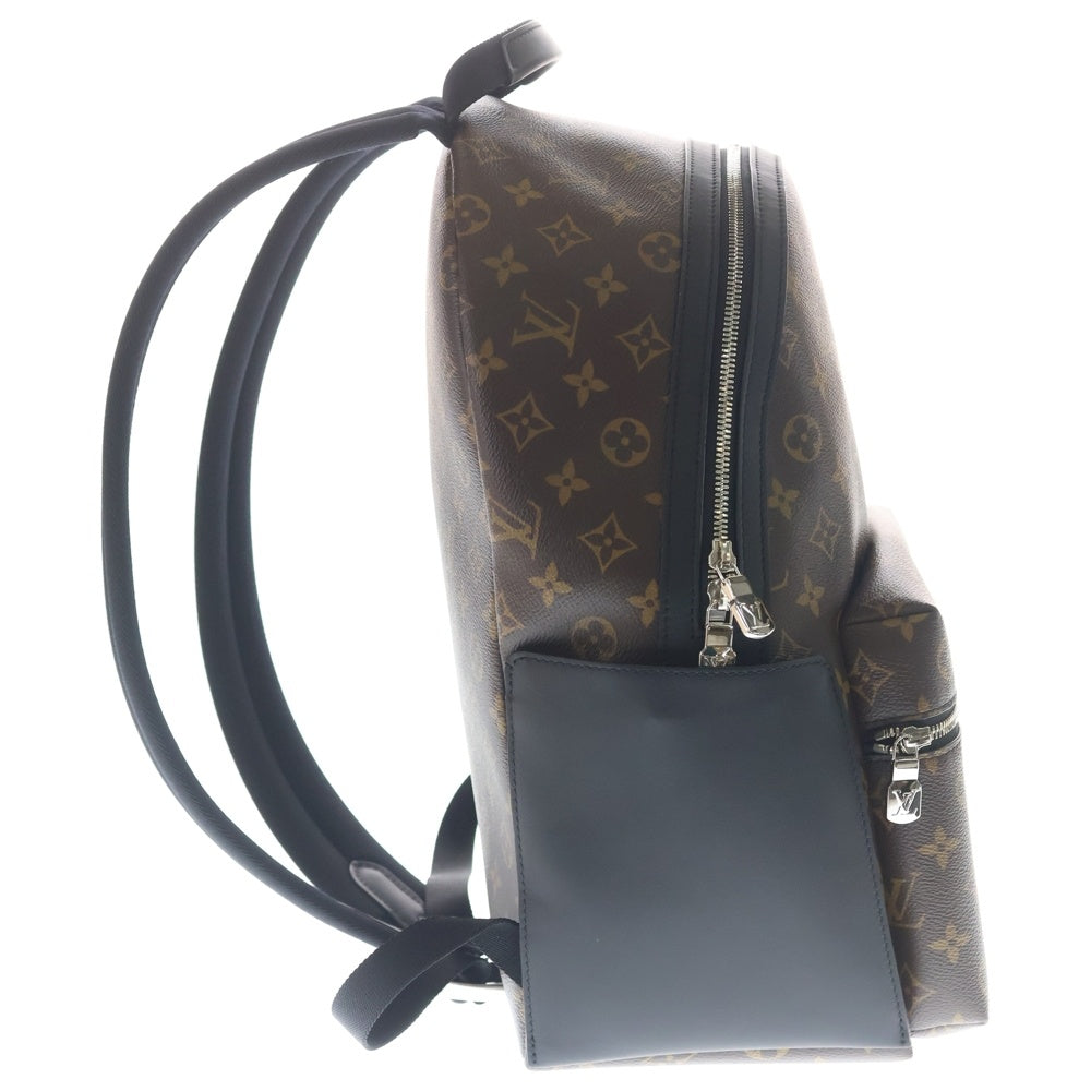LOUIS VUITTON(ルイヴィトン) モノグラムマカサー ディスカバリー レザーバッグパック リュック ブラウン M46684