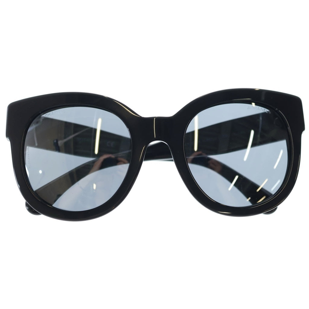 CHANEL(シャネル) ココマーク バロック ウェリントンフレーム カラーレンズ サングラス メガネ 眼鏡 アイウェア ブラック 5358-A レディース