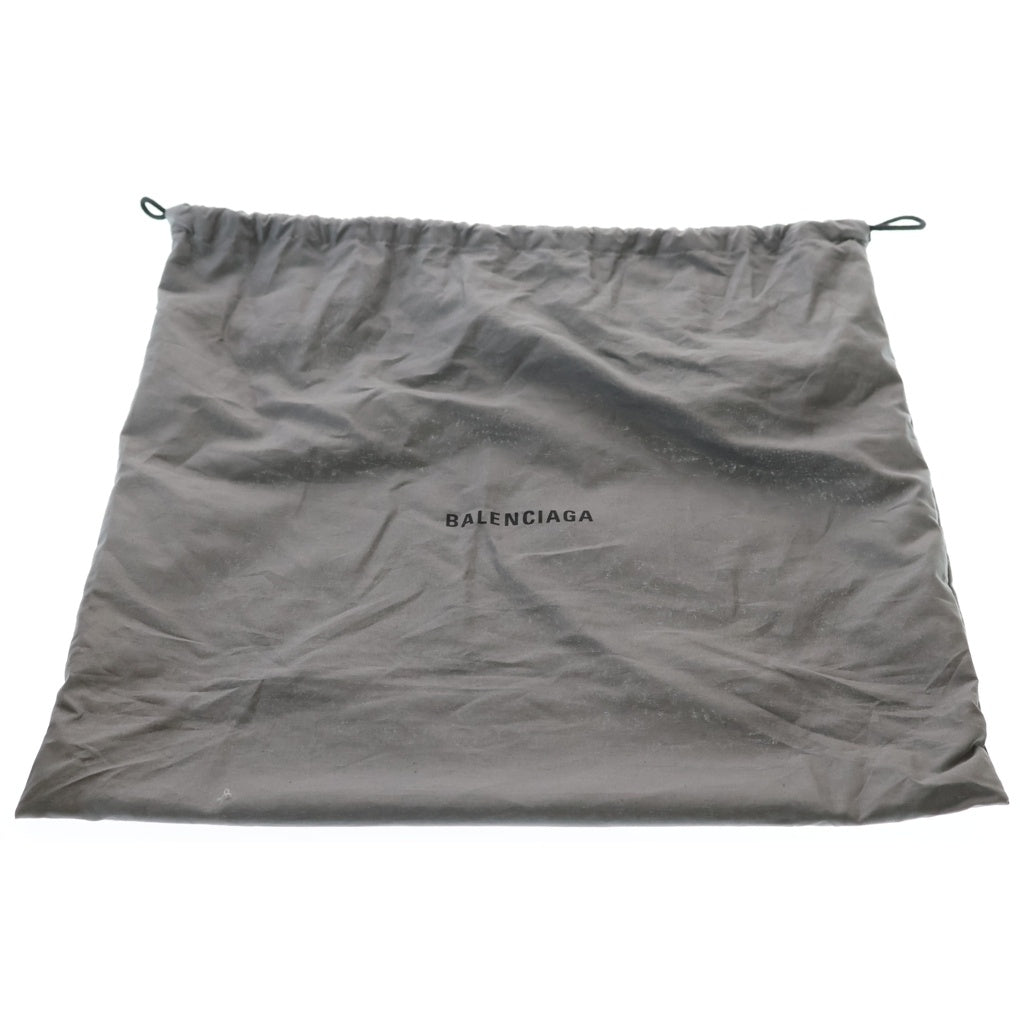 BALENCIAGA(バレンシアガ) ネイビーカバス XS ハンドバッグ トートバッグ ピンク×アイボリー キャンバス×レザー 390346 シルバー金具 レディース